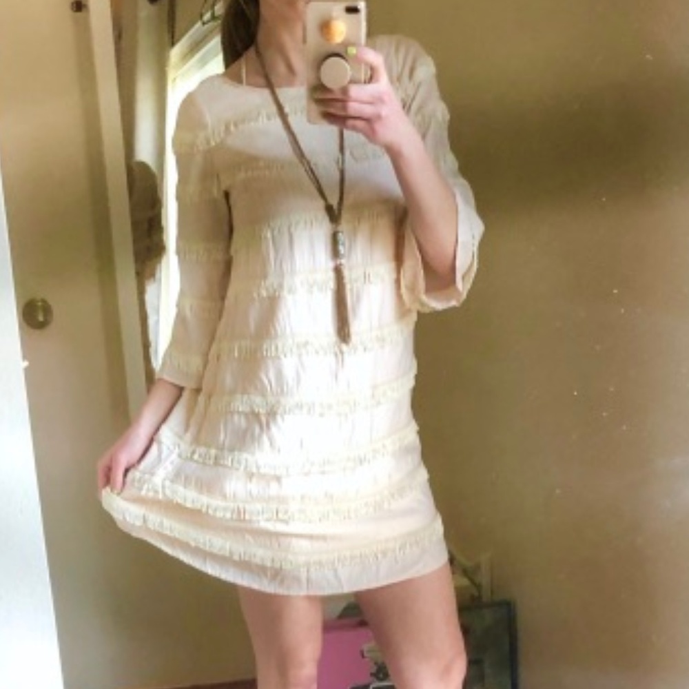Nasty Gal Blushing Fringe Dress - Picture 3 of 5